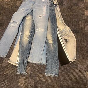 Old Navy Kids Jeans - Blue and Tan